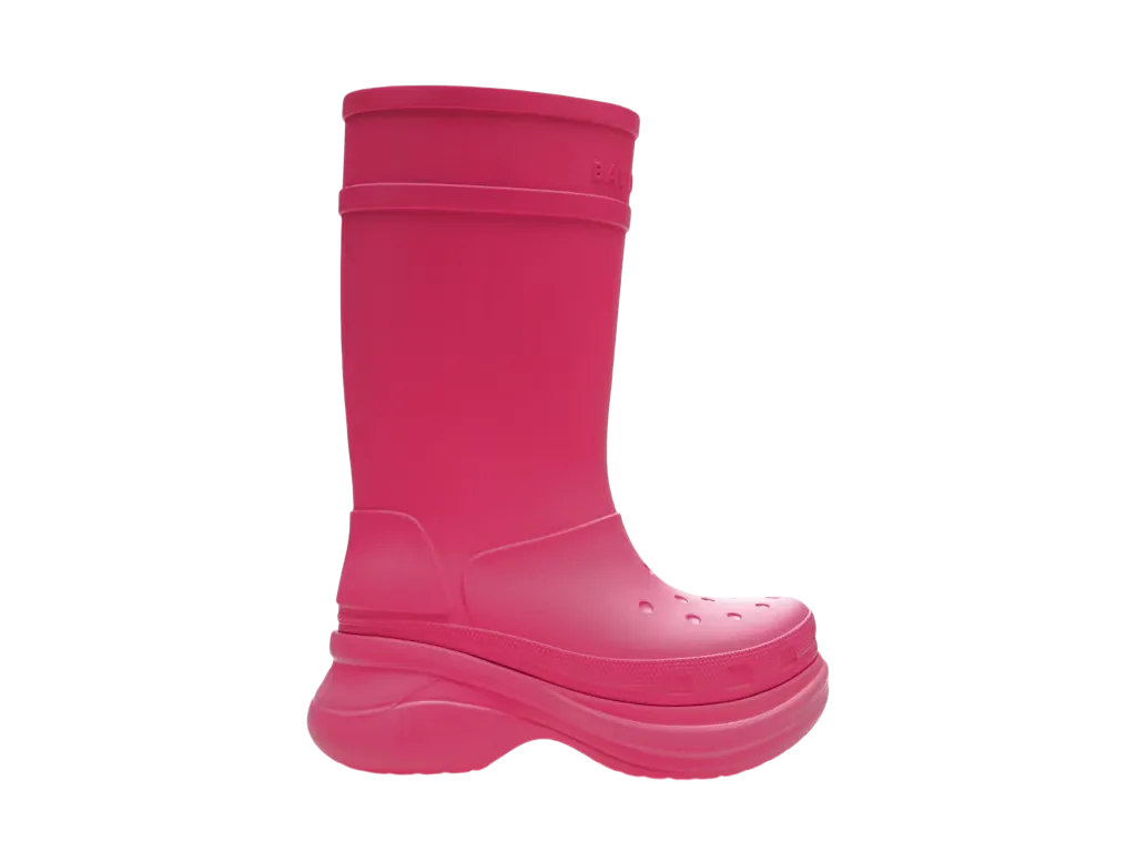 Balenciaga x Crocs Boot Bright Pink (Women's) EU 36